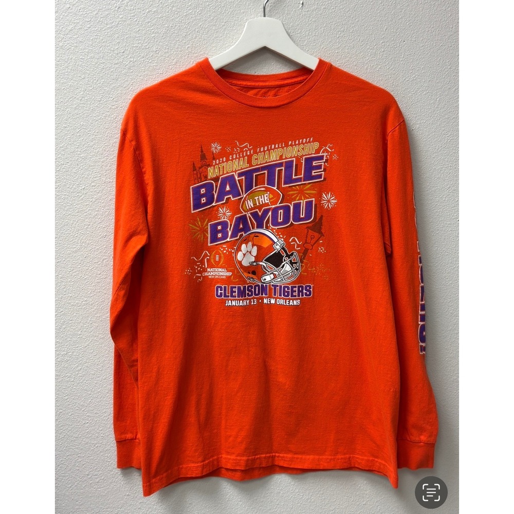 Clemson Tigers Battle In The Bayou‎ 2020 National Championship Long Sleeve